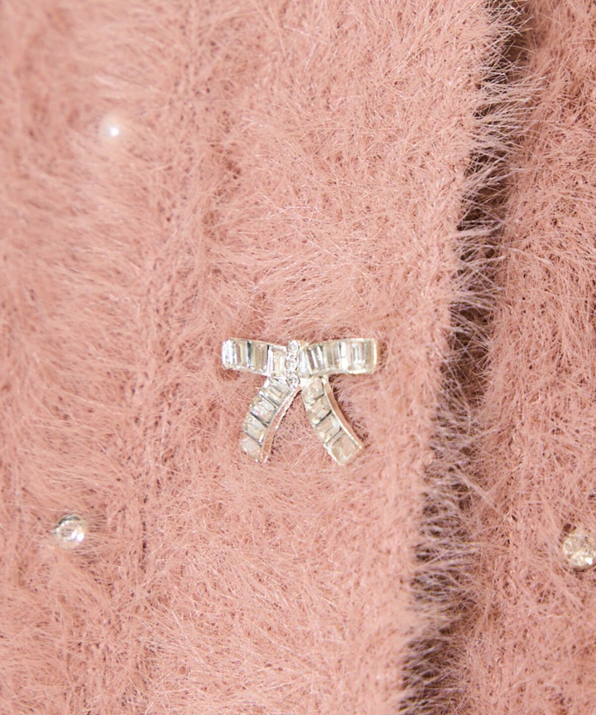 WILLSELECTION「パール＆ビジューフェザーカーディガン」|カーディガン|