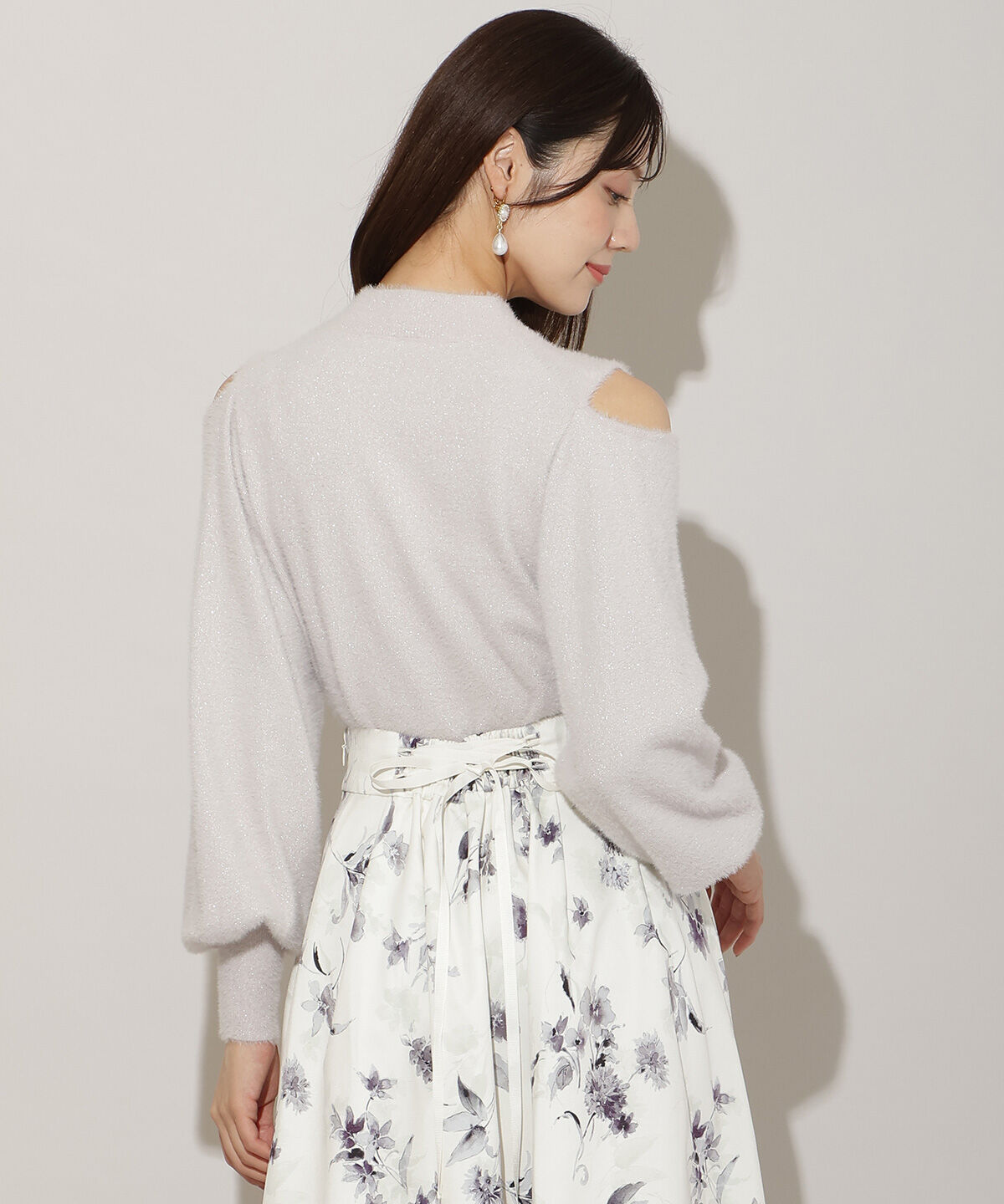 WILLSELECTION「ショルダースリットフェザープルオーバー」|ニット・セーター|