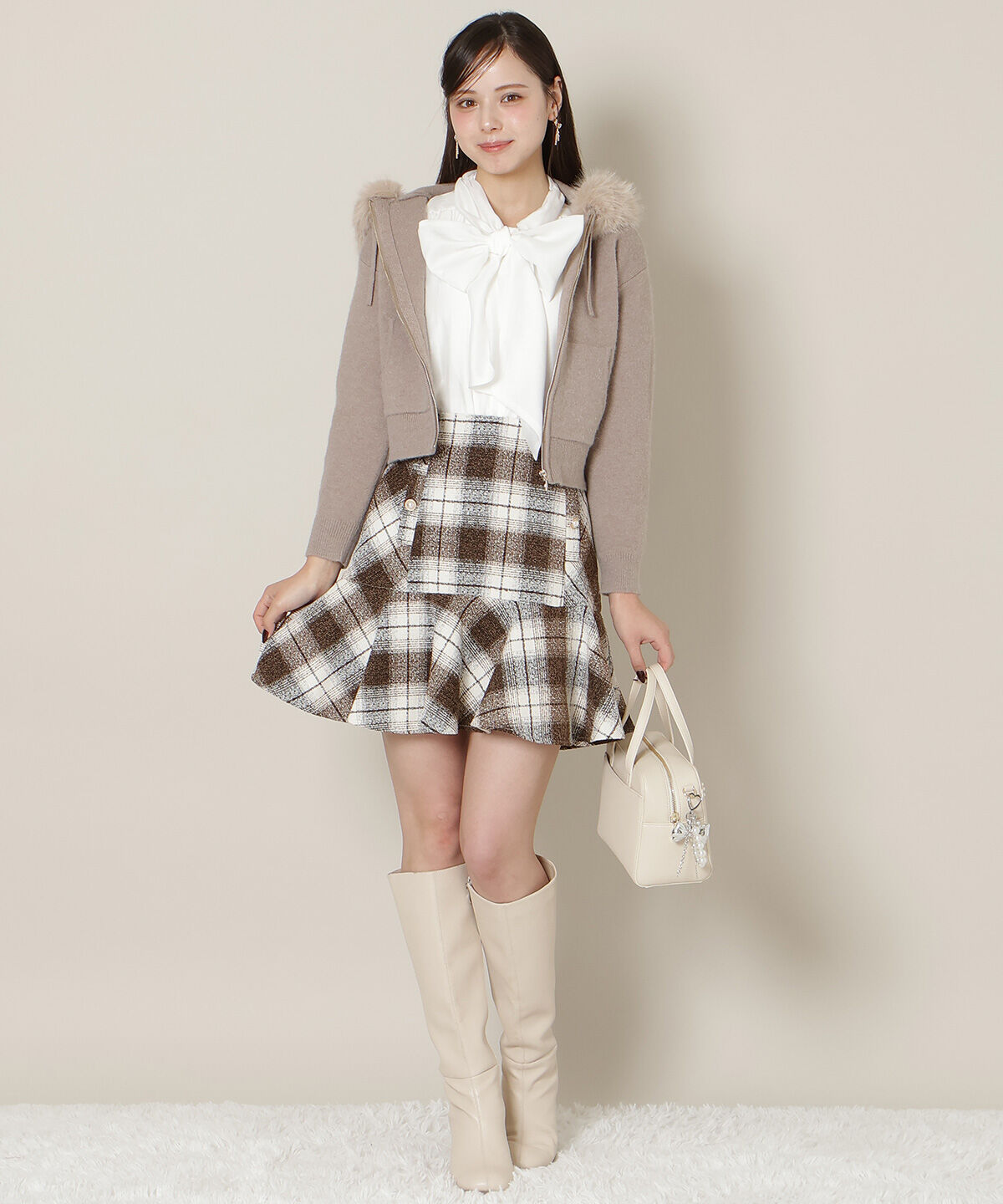 WILLSELECTION「フードファーニットパーカー」|パーカー|