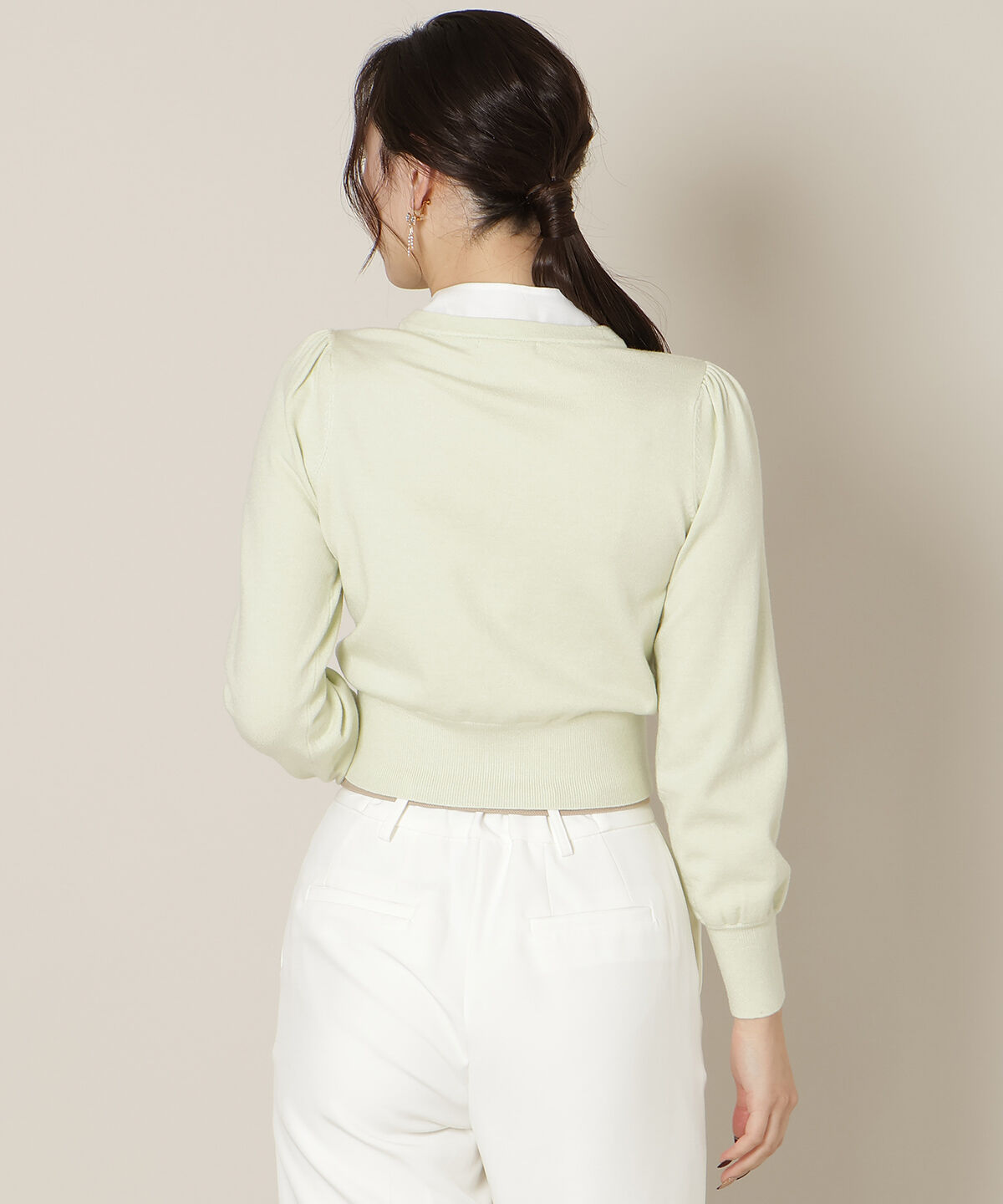 WILLSELECTION「リボンタイニットトップス」|ニット・セーター|