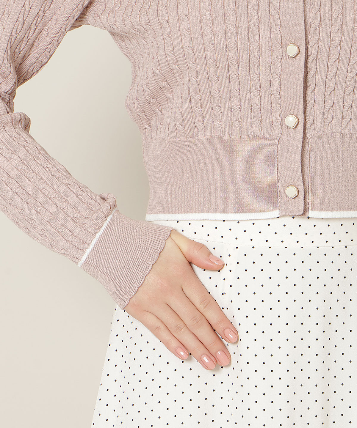 WILLSELECTION「ミニケーブルコンパクトカーディガン」|カーディガン|