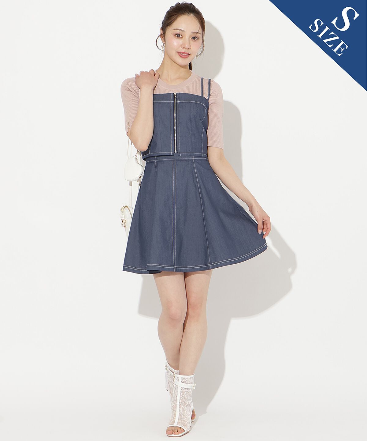 WILLSELECTION「ライトデニムフレアスカート」|スカート|