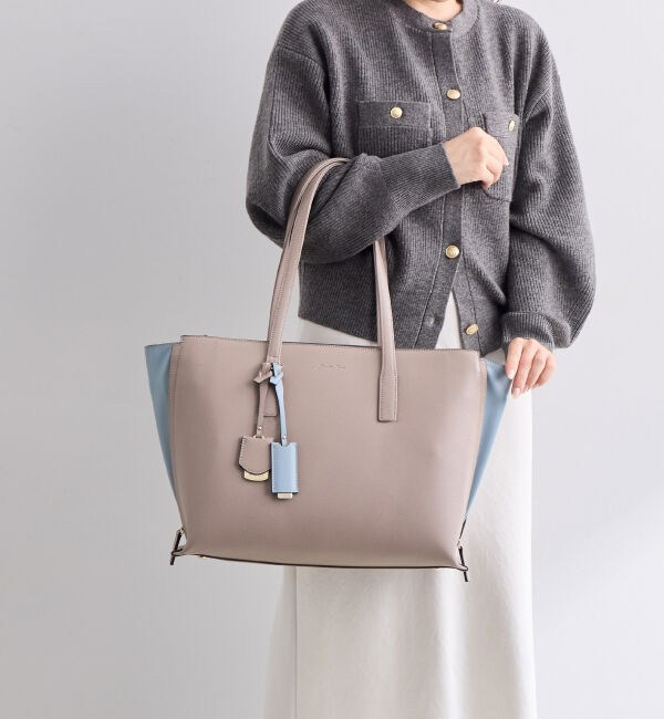 Jewelna Rose「Jewelna Rose  OLバッグ・セレム  横型トートバッグ A4サイズ 16189」|トートバッグ|グレージュ