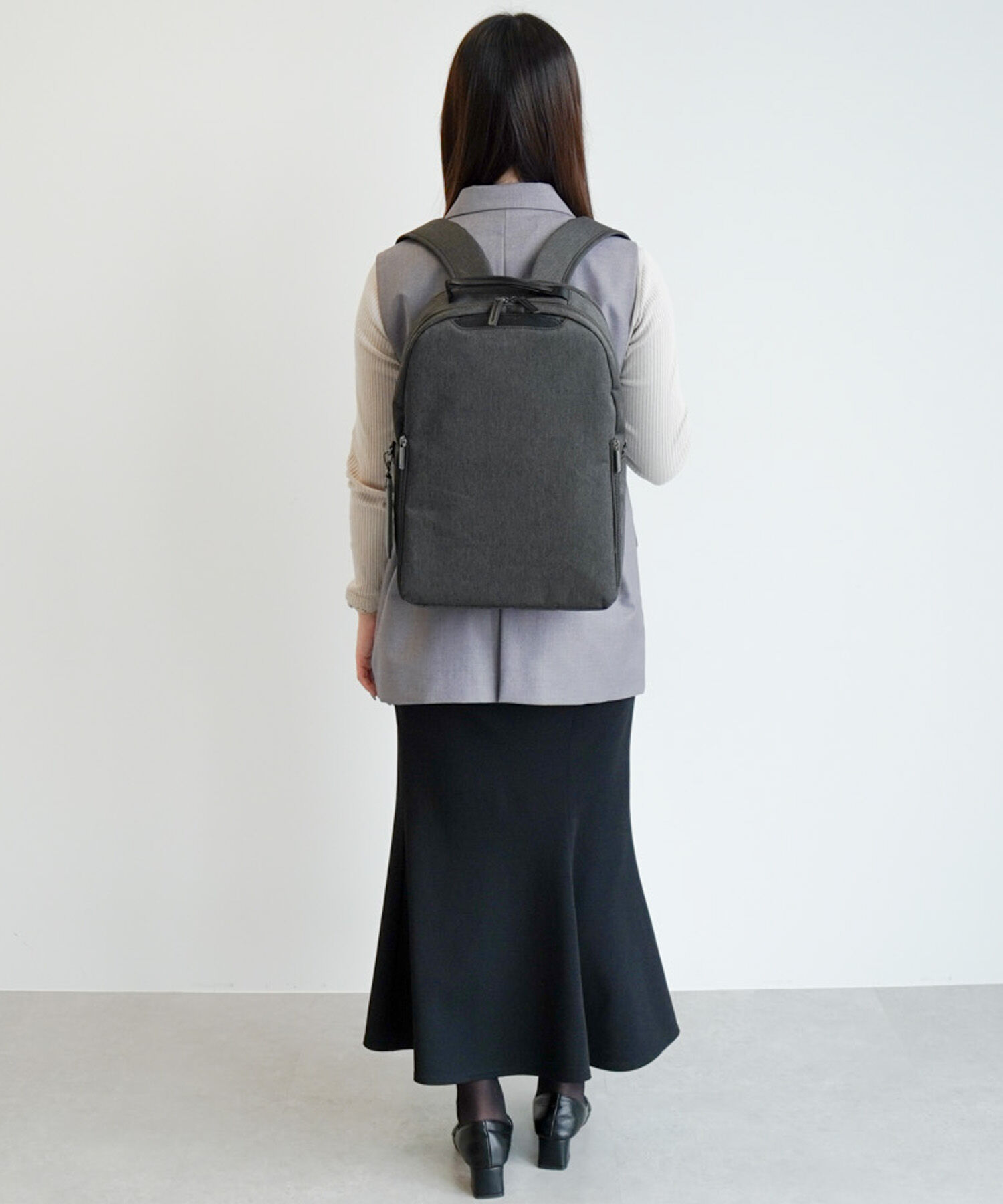 ace.「ace./エース フィッテムヘザー ビジネスリュック  A4 14インチPC収納 16L デイパック型 20113」|リュック|