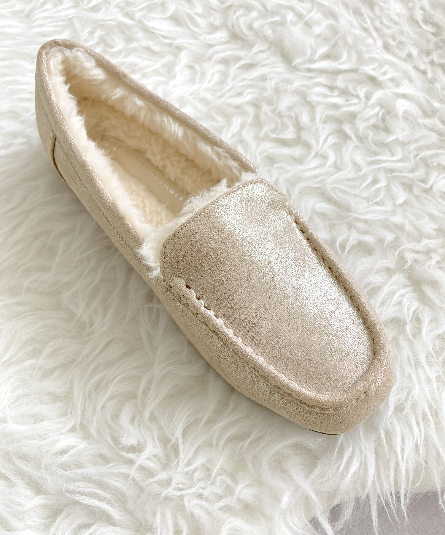 WA Oriental TRaffic「【累計5万足突破】 もこもこ ムートンシューズ /12311 モカシン フェイク ファー 再入荷 フラット」|パンプス|