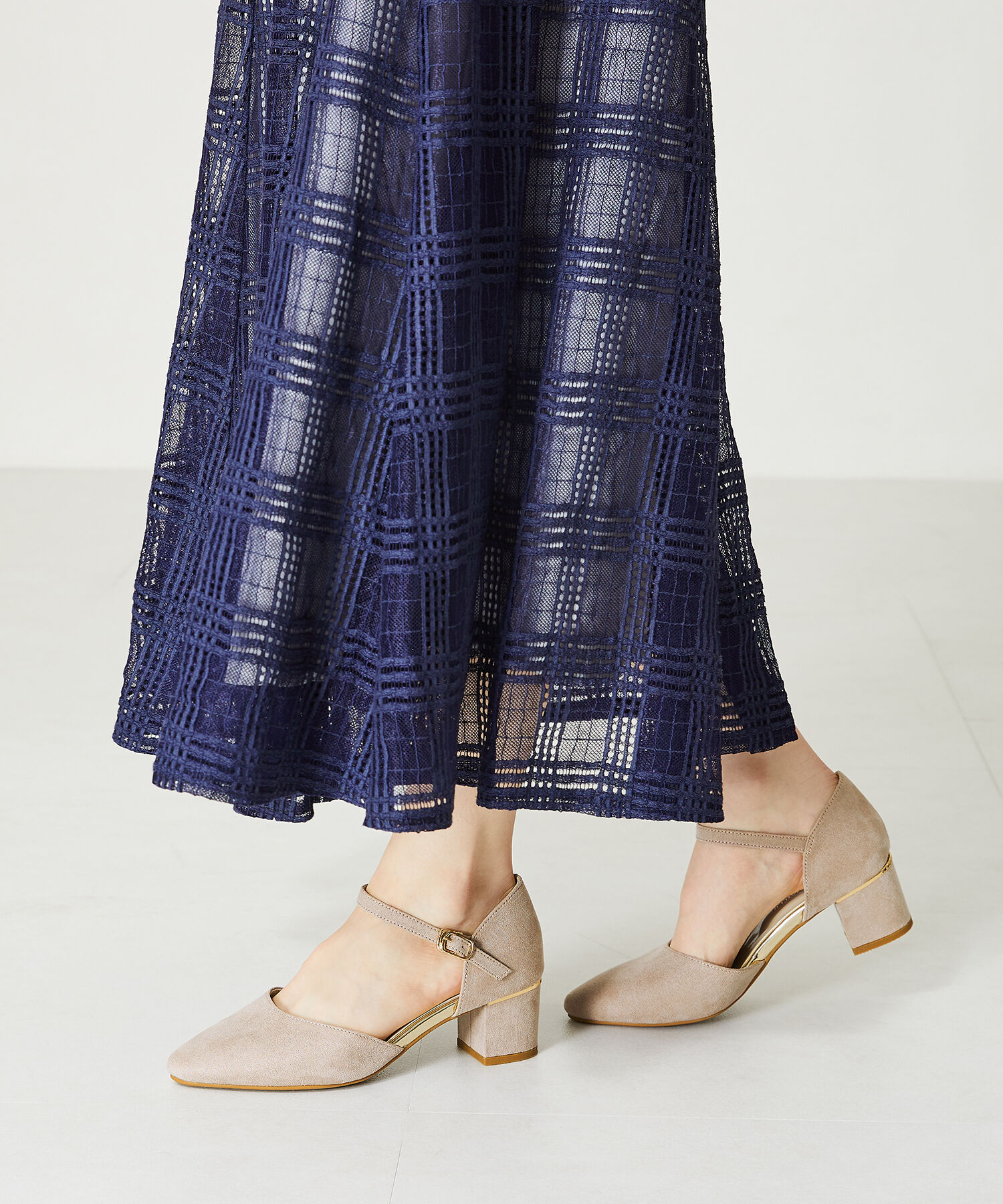 ORiental TRaffic「セパレートラインヒールパンプス/45101」|パンプス|