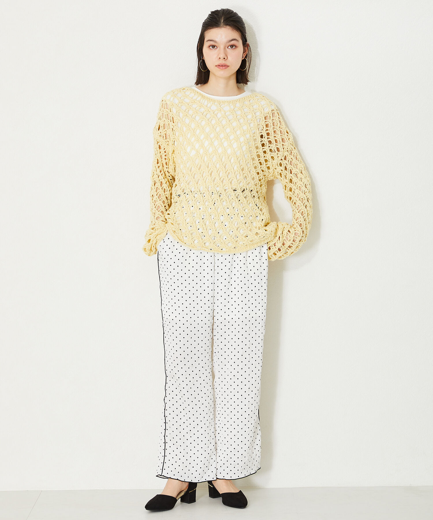 ORiental TRaffic「セパレートラインヒールパンプス/45101」|パンプス|