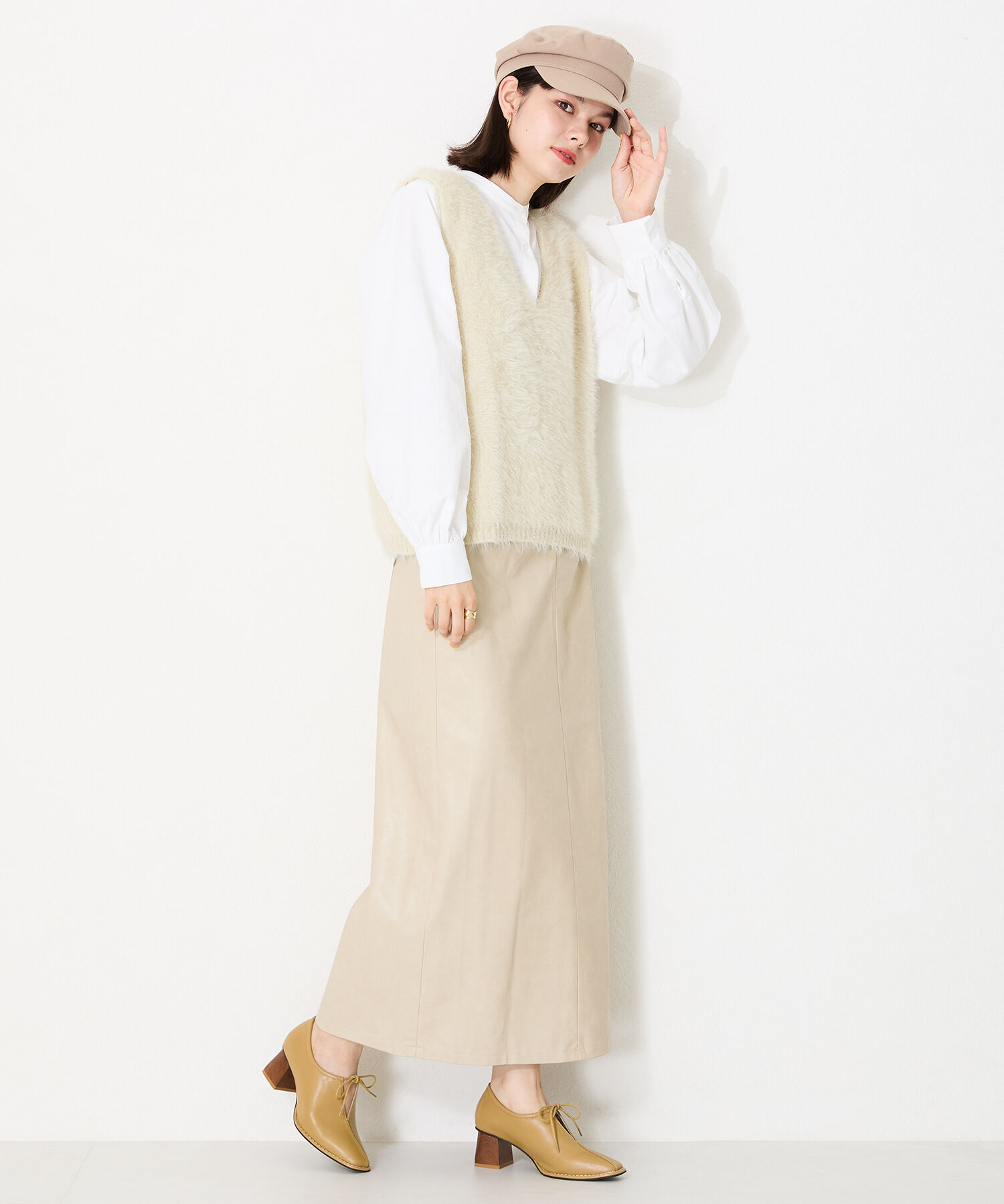 ORiental TRaffic「ウッド ヒール 甲深 パンプス /41307」|パンプス|