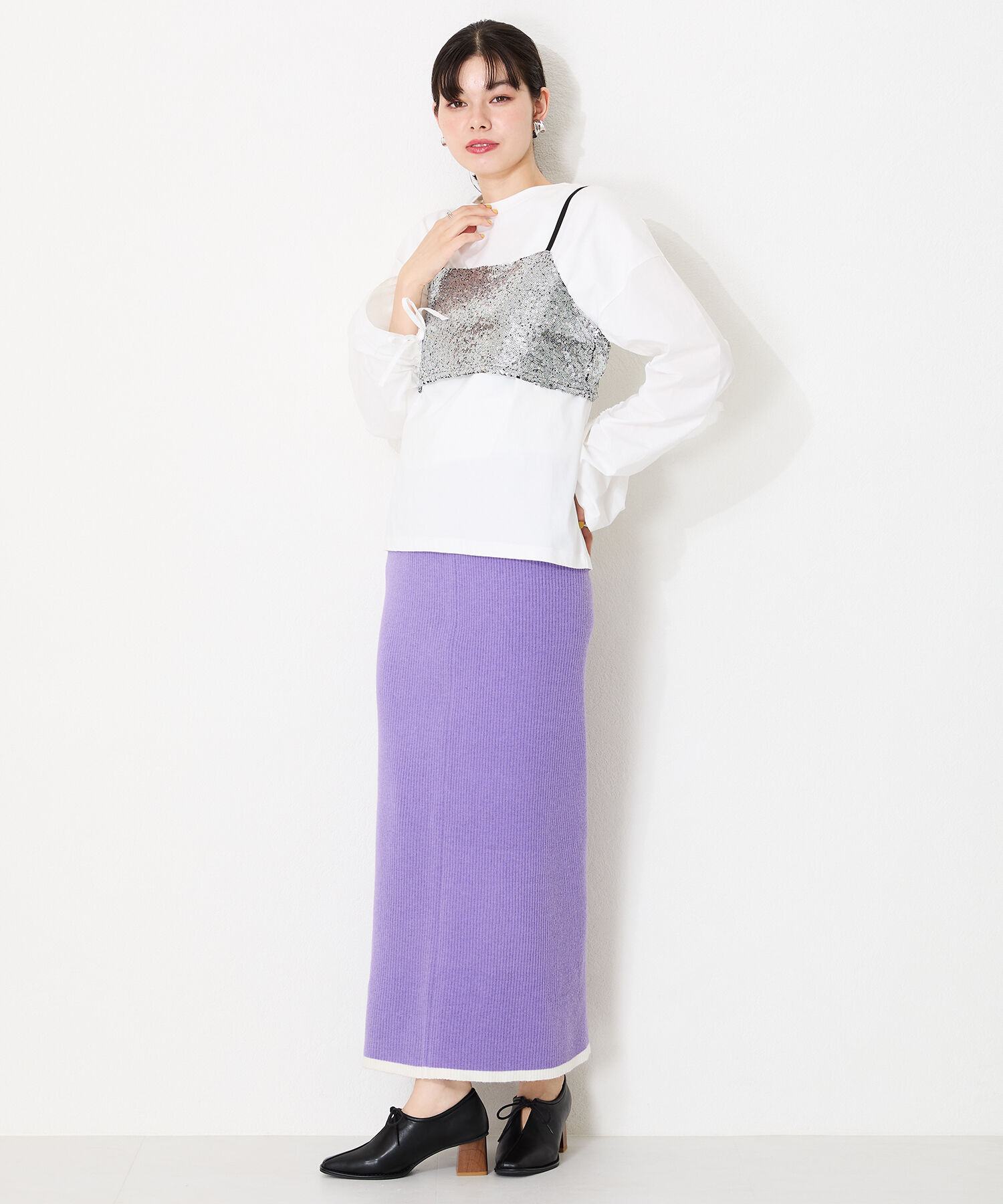 ORiental TRaffic「ウッド ヒール 甲深 パンプス /41307」|パンプス|