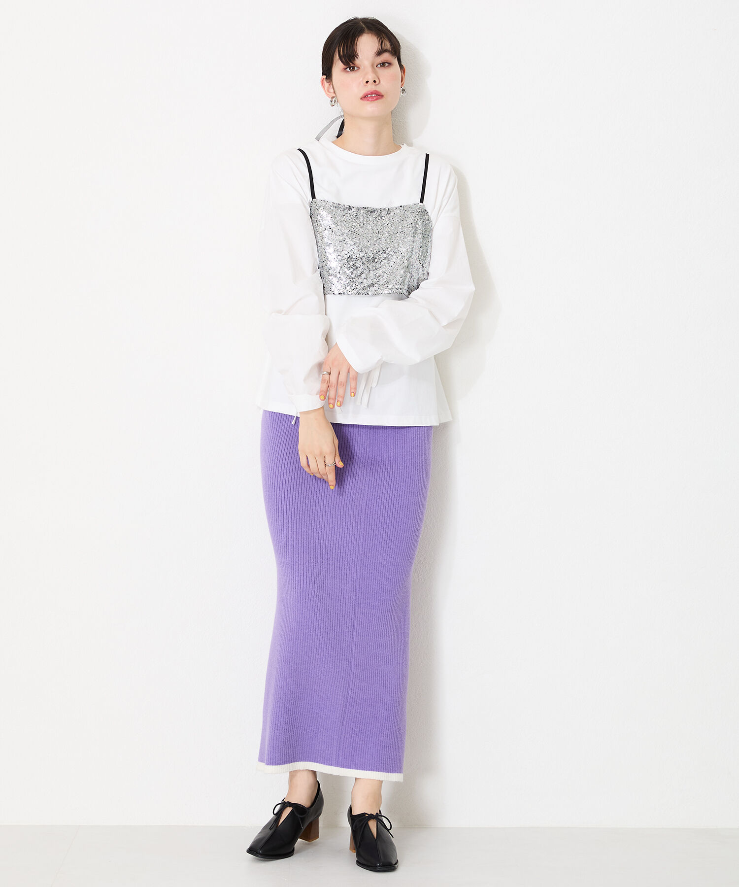 ORiental TRaffic「ウッド ヒール 甲深 パンプス /41307」|パンプス|