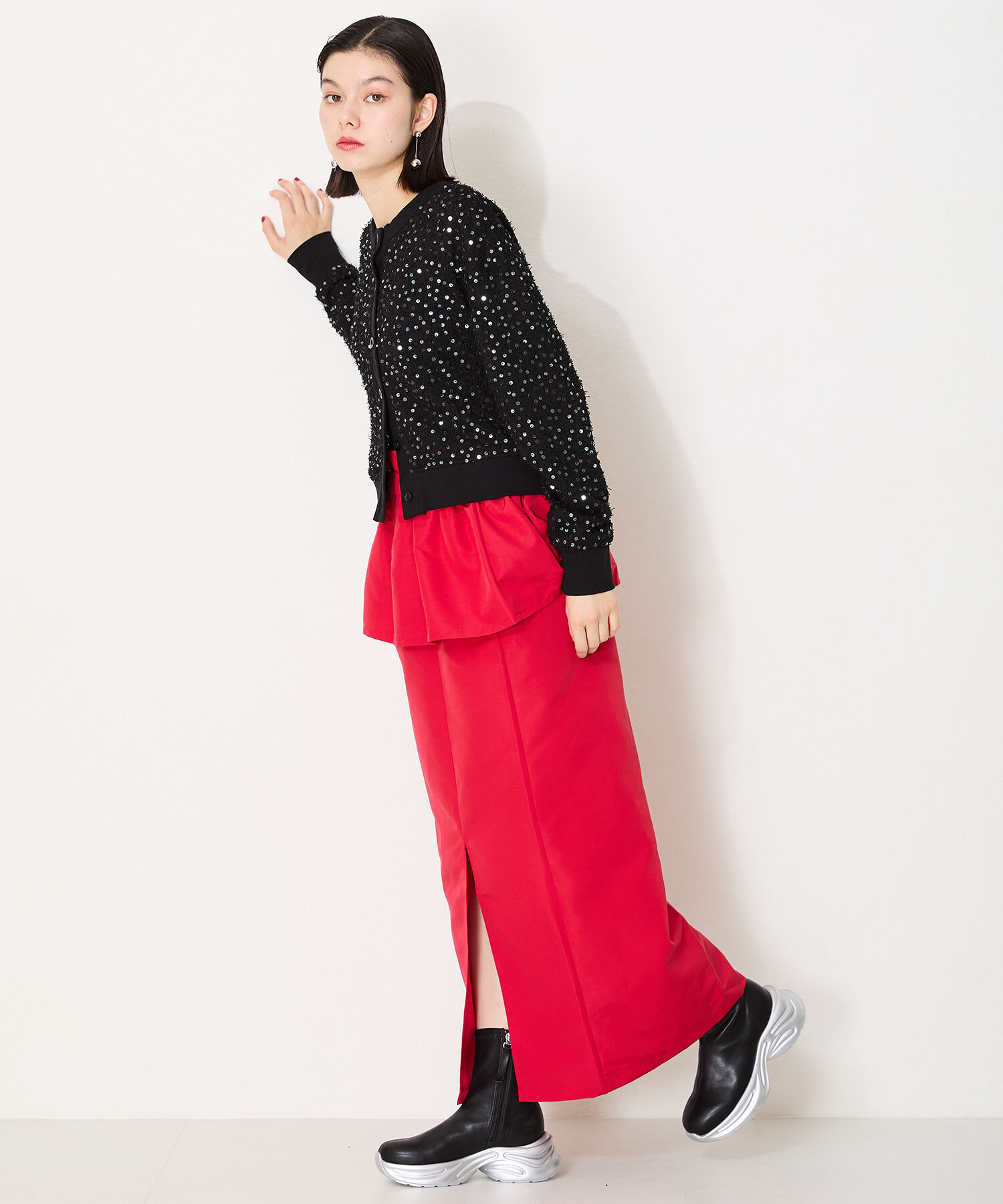 ORiental TRaffic「スニーカーソール配色ブーツ/41433」|ショートブーツ|