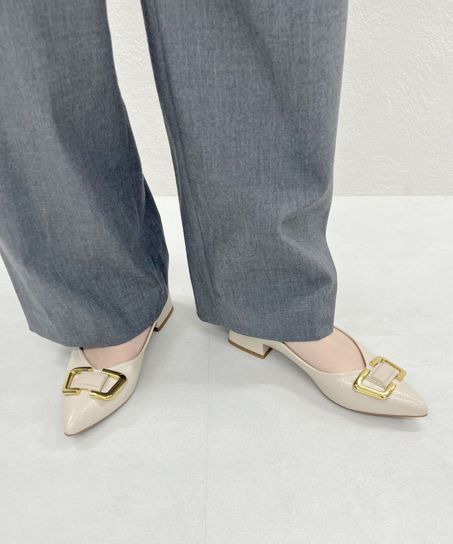 ORiental TRaffic「ポインテッドトゥモチーフパンプス/51104 パンプス フラット 人気 トレンド」|パンプス|