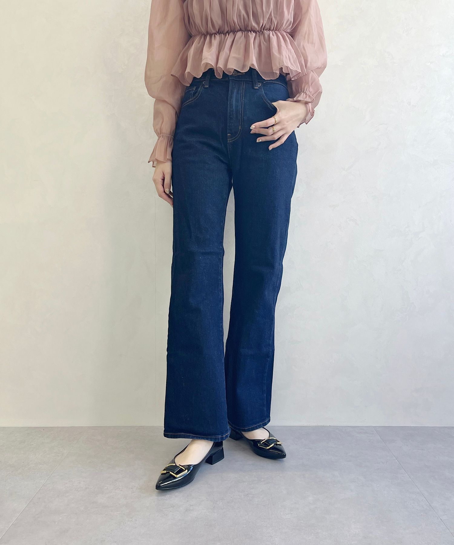 ORiental TRaffic「ポインテッドトゥモチーフパンプス/51104 パンプス フラット 人気 トレンド」|パンプス|