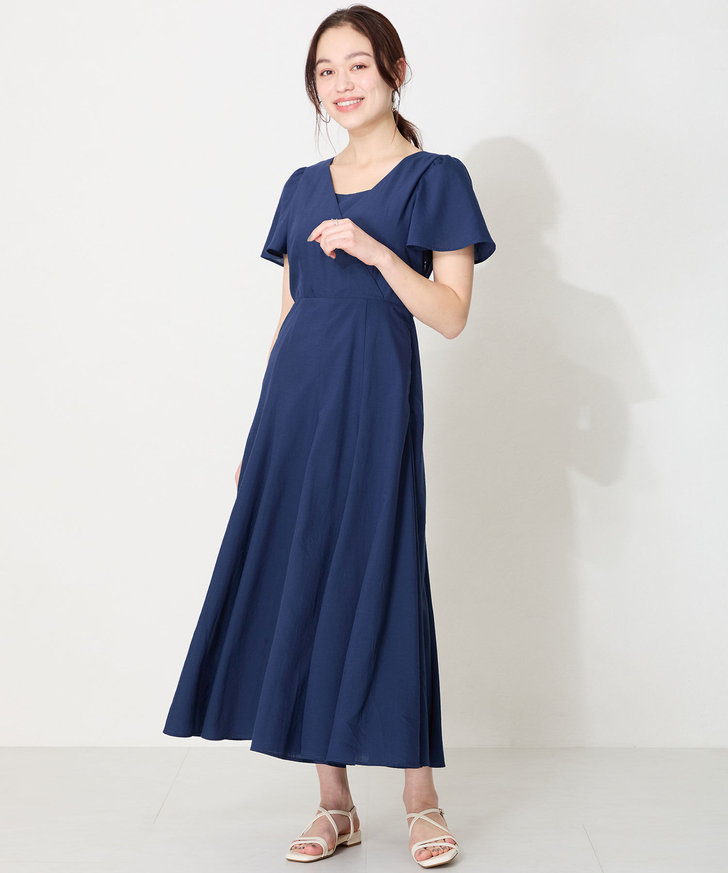 WA Oriental TRaffic「ナローストラップフラットサンダル/52209 サンダル　フラット 抜け感 人気 トレンド」|サンダル|