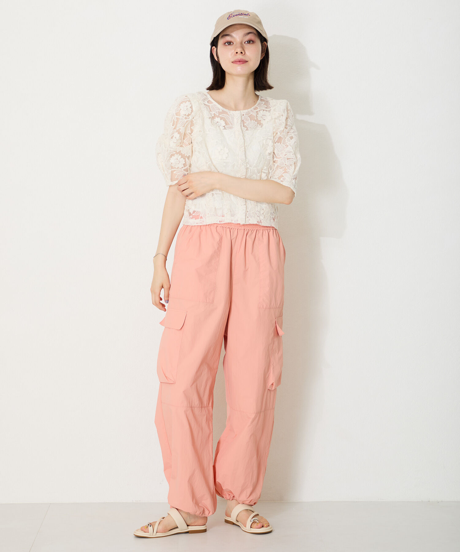 ORiental TRaffic「メタルパーツ&times;パデットベルトトングサンダル/51238 トレンド 人気 再入荷」|サンダル|