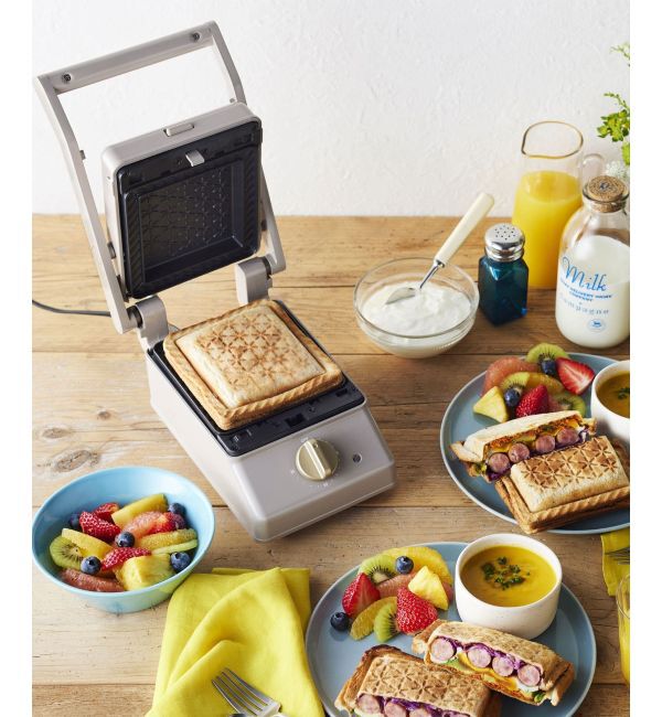 BRUNO「グリルサンドメーカー シングル」|電化製品|