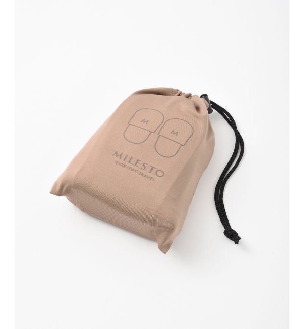 MILESTO「MILESTO UTILITY 洗える携帯スリッパ M」|トラベルグッズ|