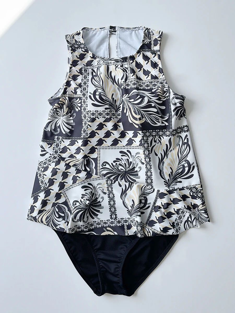 Riberce「【新作水着】ミックスエスニック柄タンクトップビキニ/タンキニ(265016)」|ビキニ|