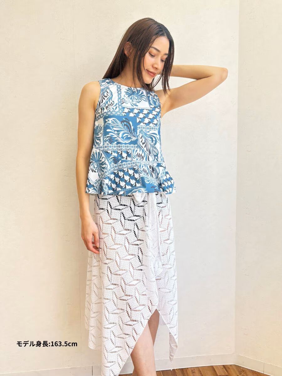 Riberce「【新作水着】ミックスエスニック柄タンクトップビキニ/タンキニ(265016)」|ビキニ|