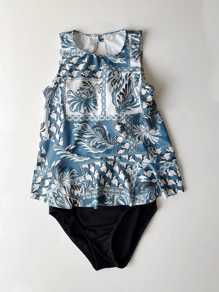 Riberce「【新作水着】ミックスエスニック柄タンクトップビキニ/タンキニ(265016)」|ビキニ|