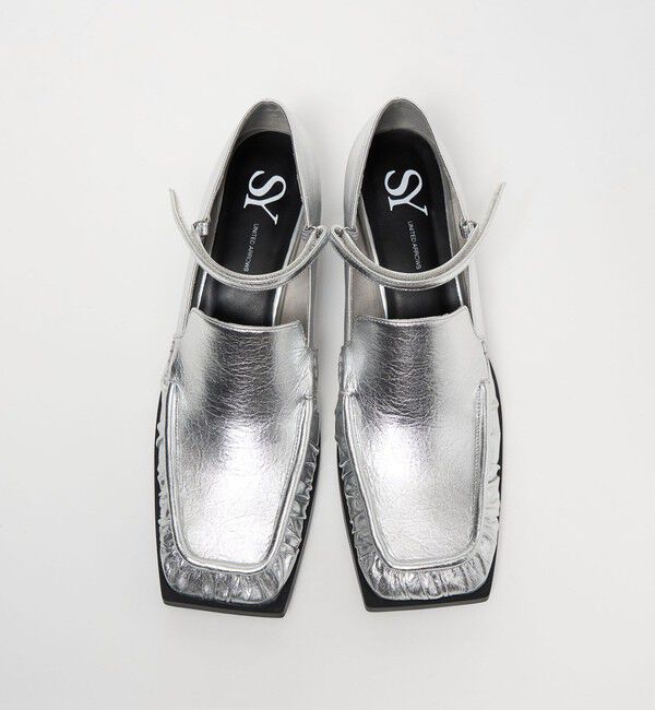 SY UNITED ARROWS「＜SY＞スクエアローファーベルクロ パンプス45&uarr;」|パンプス|
