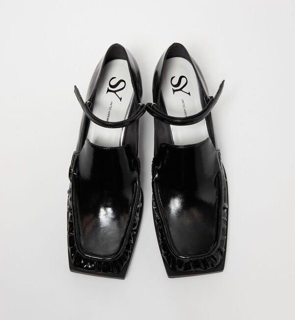 SY UNITED ARROWS「＜SY＞スクエアローファーベルクロ パンプス45&uarr;」|パンプス|