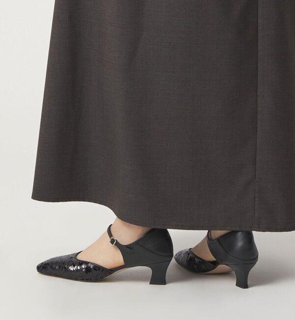 ODETTE E ODILE「スクエアセパレートベルト パンプス45&uarr;」|パンプス|