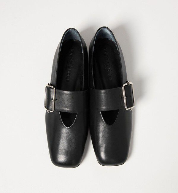 ODETTE E ODILE「ニュークラシックワイドベルト フラット10&uarr;」|パンプス|BLACK