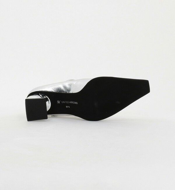 SY UNITED ARROWS「＜SY＞ダブルリボン スクエア パンプス60&uarr;」|パンプス|