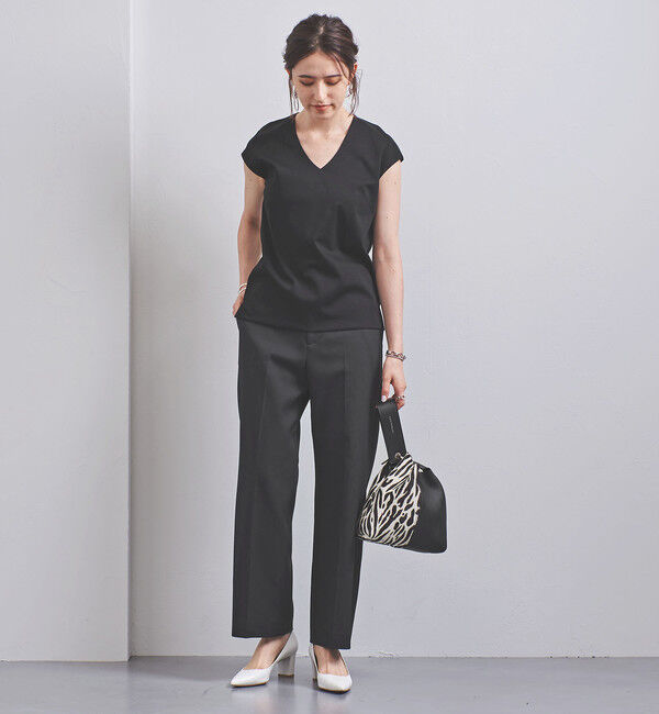 UNITED ARROWS「UBCB C DOUBLE Vネック Tシャツ 2」|Tシャツ・カットソー|