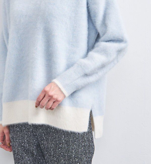 UNITED ARROWS「フォックス カシミヤ クルーネック ニット」|ニット・セーター|