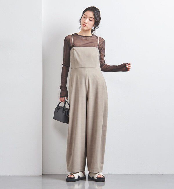UNITED ARROWS「キャミ オールインワン」|オールインワン|BEIGE