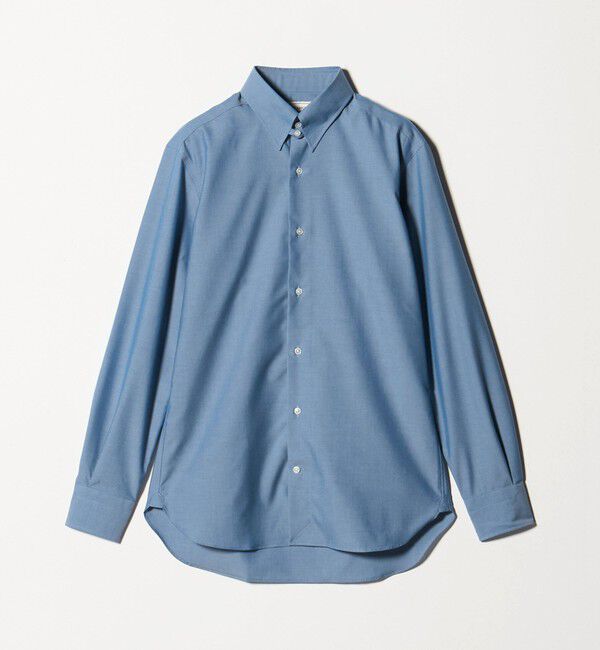 UNITED ARROWS「イージーケア AG シャンブレー タブカラー ドレスシャツ -抗菌防臭-」|シャツ・ブラウス|