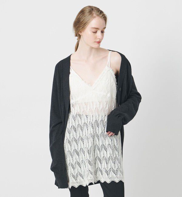 AEWEN MATOPH「＜AEWEN MATOPH＞ニットレースキャミソールワンピース」|ワンピース|OFF WHITE