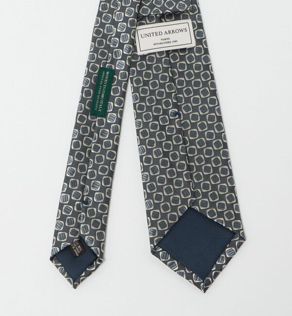 UNITED ARROWS「スクエア ジャガード ネクタイ」|ネクタイ・蝶ネクタイ|