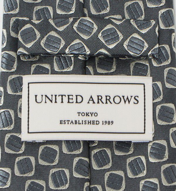 UNITED ARROWS「スクエア ジャガード ネクタイ」|ネクタイ・蝶ネクタイ|