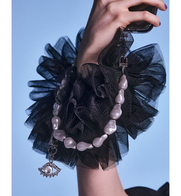 UNITED ARROWS「＜IRIS 47＞mystic フリル ストラップ」|ストラップ|