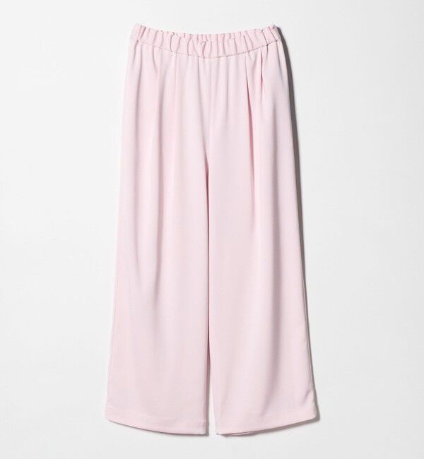 UNITED ARROWS「クリーン サテン ワイドパンツ ‐ウォッシャブル‐」|チノ|