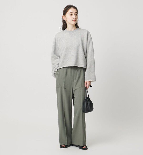 UNITED ARROWS「アセテートポリエステル ベイカーパンツ」|チノ|