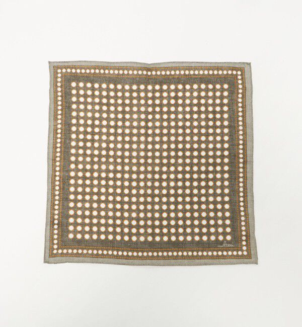 UNITED ARROWS「＜molteni＞サークル ポケットチーフ」|ハンカチ|