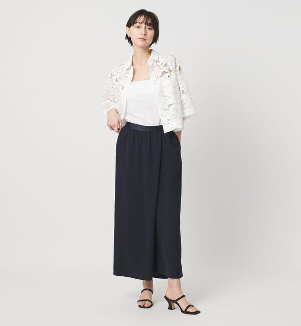 UNITED ARROWS「COMFY ラップ マキシスカート ‐防汚 UVカット ウォッシャブル‐」|スカート|