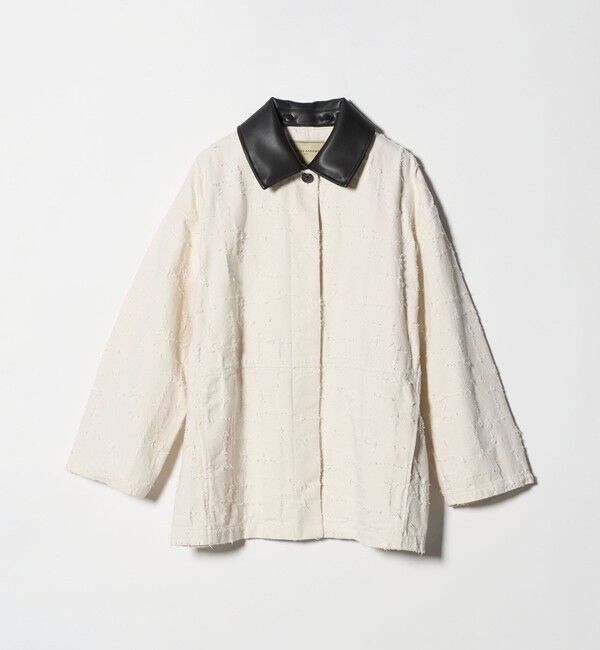 UNITED ARROWS「ジャガード ミドルコート ‐ウォッシャブル‐」|その他|NATURAL