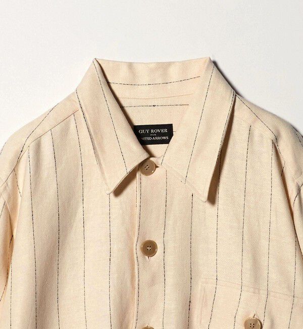 UNITED ARROWS「＜GUY ROVER＞ストライプ オーバー シャツ」|カーディガン|