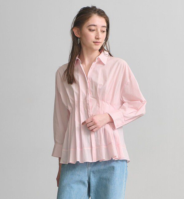 UNITED ARROWS「ピンタック シャツブラウス」|シャツ・ブラウス|