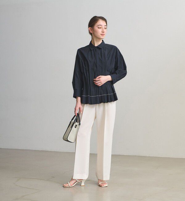 UNITED ARROWS「ピンタック シャツブラウス」|シャツ・ブラウス|