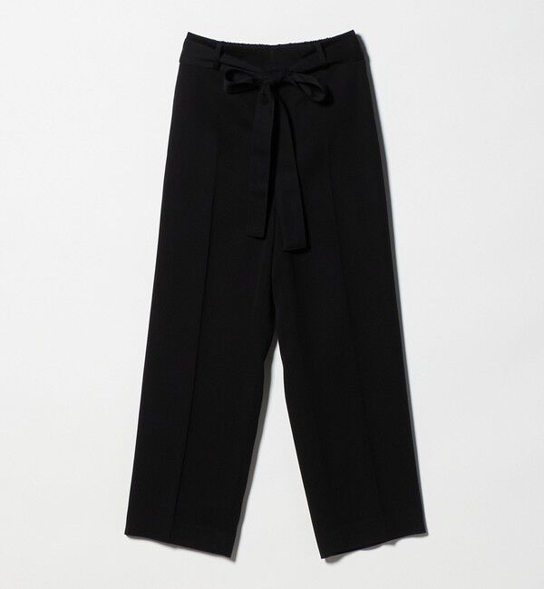 UNITED ARROWS「スラブ リボン テーパードパンツ」|スラックス|