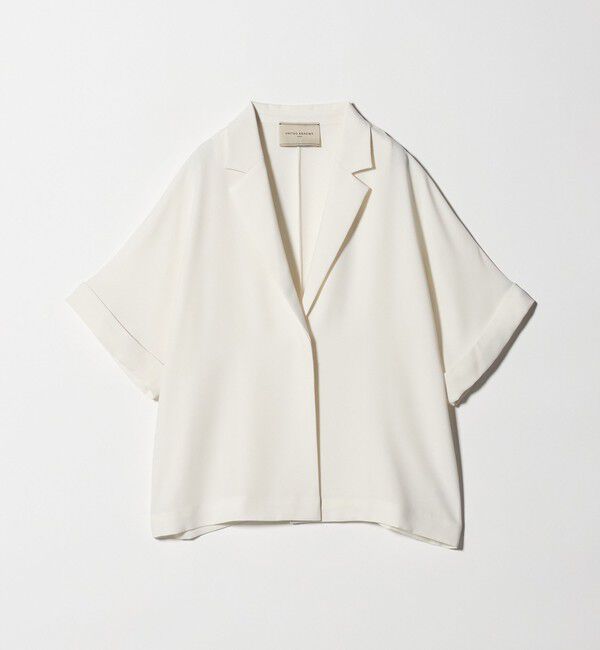 UNITED ARROWS「イージー テーラード ジャケット ‐吸水速乾 帯電防止 接触冷感 ウォッシャブル‐」|テーラードジャケット|