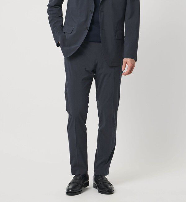 UNITED ARROWS「ライトパーテックス ノープリーツ パンツ UA COZY ウォッシャブル 2WAYストレッチ」|スラックス|