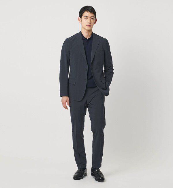 UNITED ARROWS「ライトパーテックス ノープリーツ パンツ UA COZY ウォッシャブル 2WAYストレッチ」|スラックス|