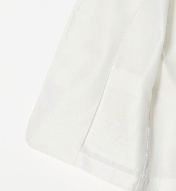 UNITED ARROWS「シアー ノーラペル ハーフスリーブ ジャケット ‐ウォッシャブル‐」|ノーカラージャケット|